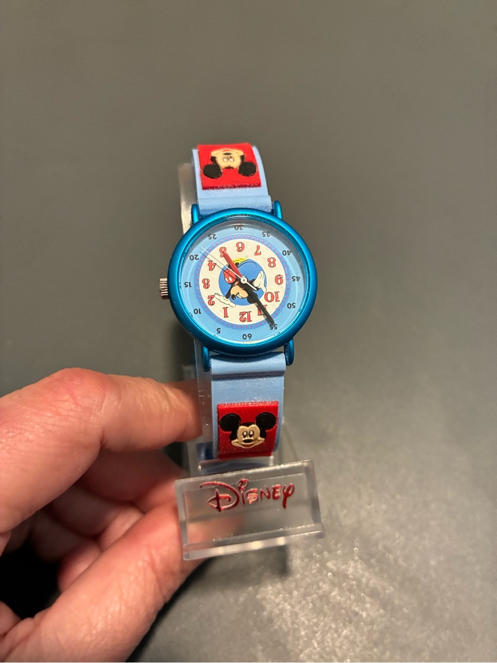 Disney Blue and Red Mickey Mouse Kids Watch
